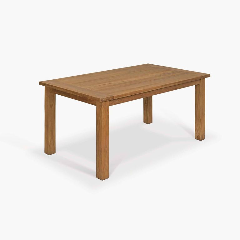 St Mawes Outdoor Dining Table Natural Reclaimed Teak Wood