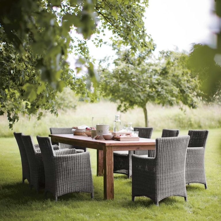 St Mawes Outdoor Table Reclaimed Teak Wood