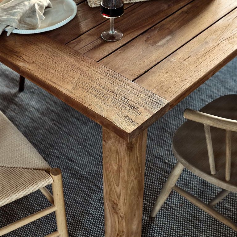 St Mawes Outdoor Table Reclaimed Teak Wood