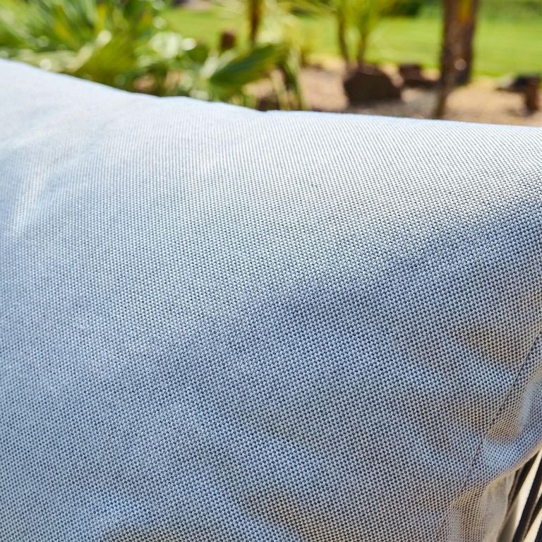 Kyoto Garden Corner Lounge Set - 5 Seater - Ceramic - with Square Coffee Table