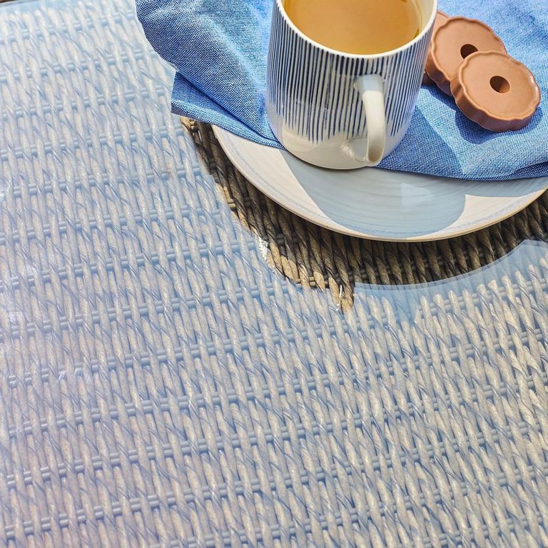 Arlington Corner Lounge Set - 5 Seater - With Square Adjustable Height Table - Luxury Rattan