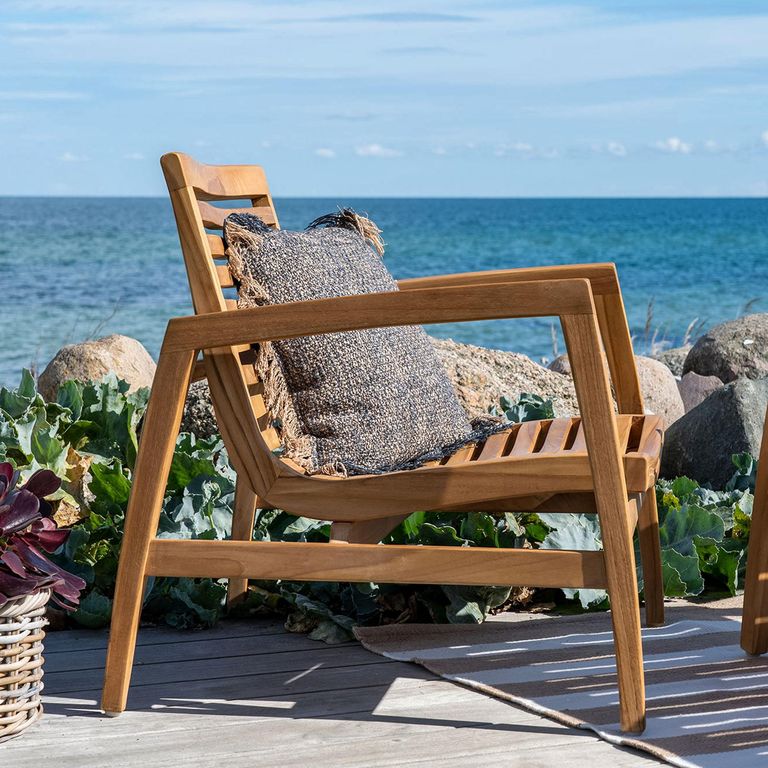 Santander Lounge Set - Natural - Teak Wood