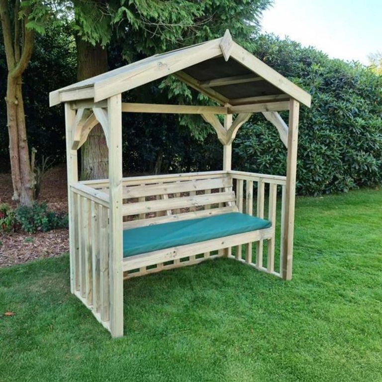 Churnet Valley Anastasia Redwood 3 Seater Garden Arbour
