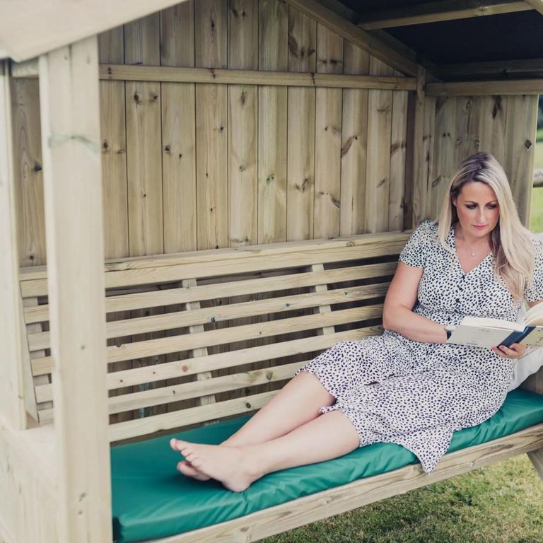 Churnet Valley Cottage Redwood 3 Seater Garden Arbour