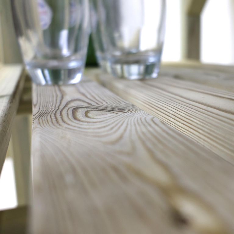 Garden - BBQ Prep Table - Timber Wood
