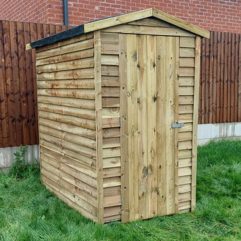 Budget Garden Shed - 1 Door - Timber Wood