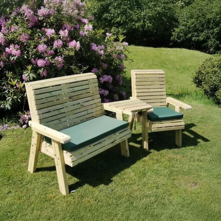 Churnet Valley Ergonomic Redwood Garden Trio Set
