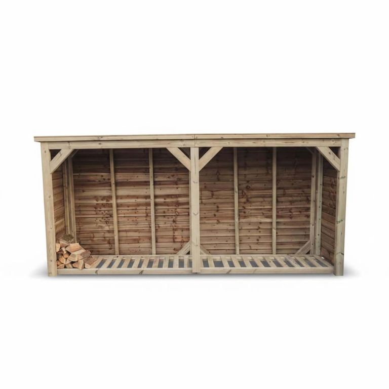 Churnet Valley Redwood Garden Log Store 6x12