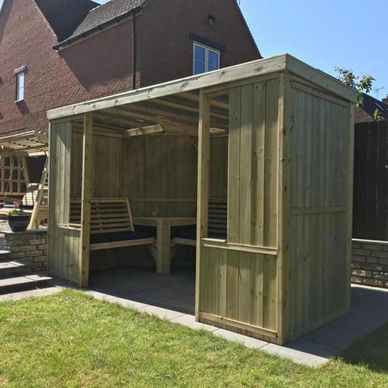 Churnet Valley Riviera Enclosed Timber Wood Garden Room