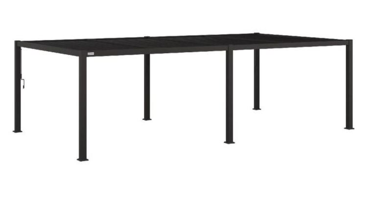 Como Outdoor Pergola - Large - Grey Aluminium