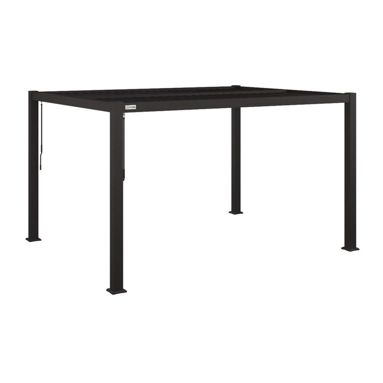 Como Outdoor Pergola - Grey Aluminium