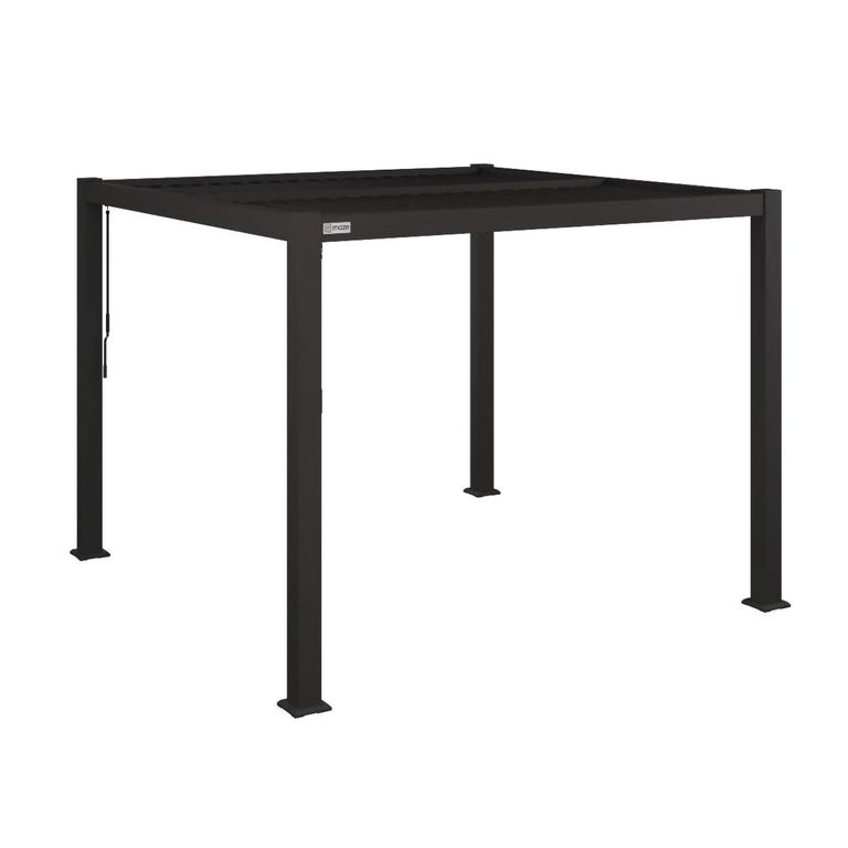 Como Outdoor Pergola - Square - 270cm - Grey Aluminium