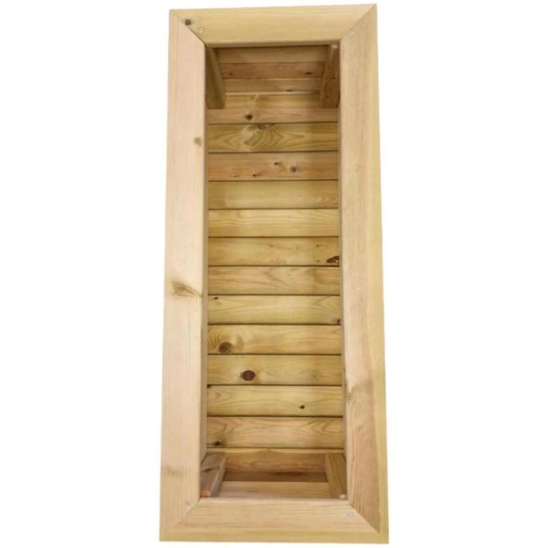 Deluxe Garden Trough Planter - Large - Timber Wood