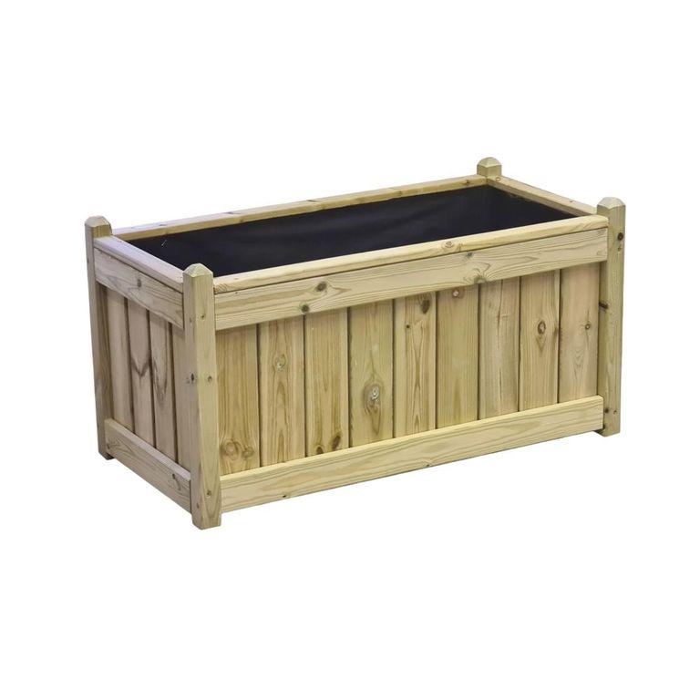 Elegant Garden Planter - Trough - Timber Wood