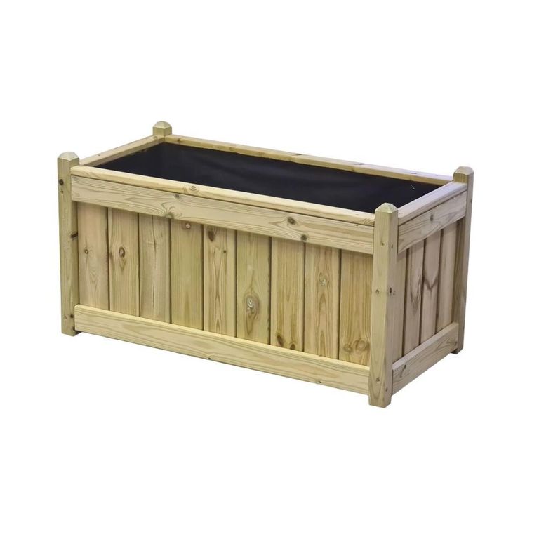 Elegant Garden Planter - Trough - Timber Wood