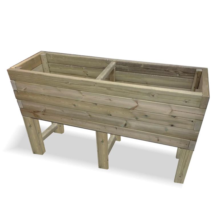 Garden Veg Trough - Raised - Super Heavy Duty - Large - Timber Wood
