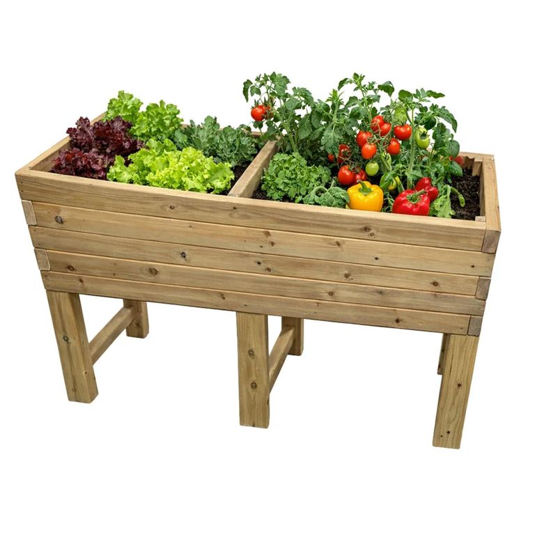 Garden Veg Trough - Raised - Super Heavy Duty - Large - Timber Wood