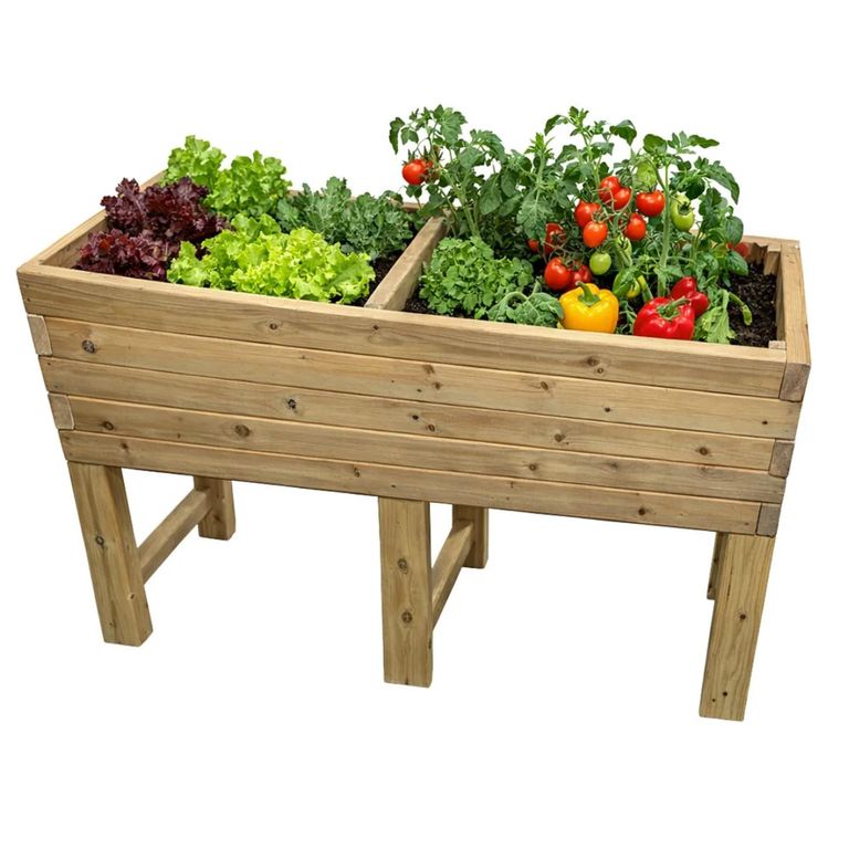 Garden Veg Trough - Raised - Super Heavy Duty - Timber Wood