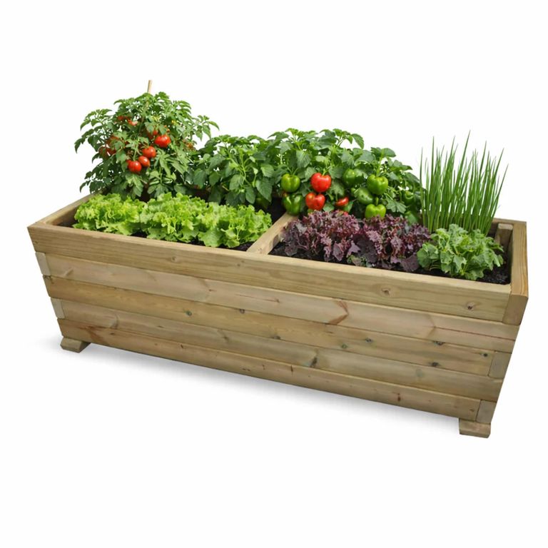 Garden Veg Trough - Super Heavy Duty - Large - Timber Wood