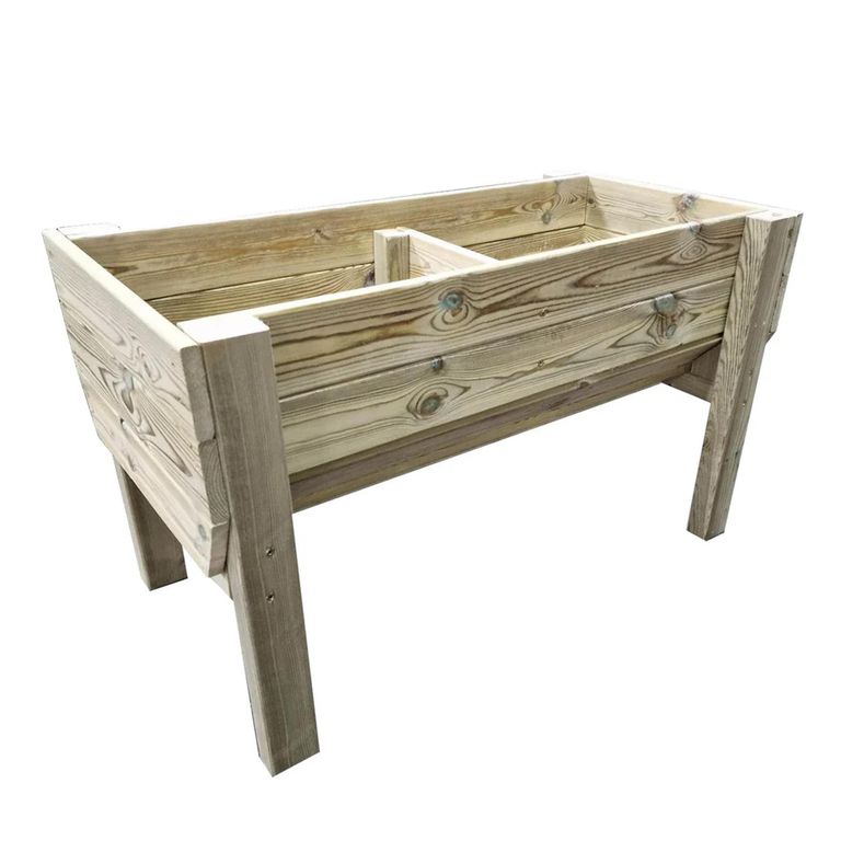 Garden Veg Trug Planter - Raised - Timber Wood