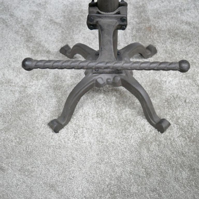 Adjustable Stool - Metal Tractor Seat
