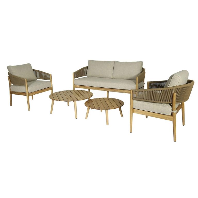 Porto Garden Sofa Set - 2 Seater - Sandstone