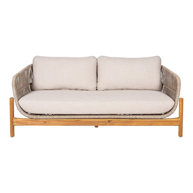Terracina Garden Lounge Sofa - 2 Seater - Beige Rope