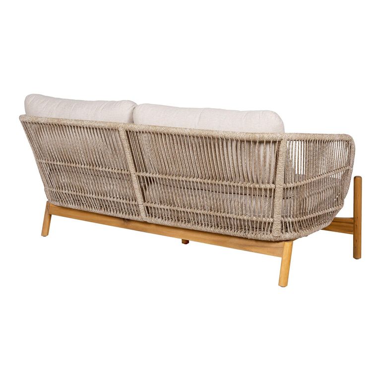 Terracina Garden Lounge Sofa - 2 Seater - Beige Rope