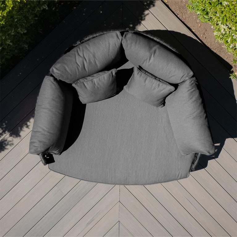 Milan Garden Daybed - Charcoal