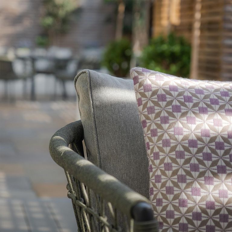 Monaco Large Corner Garden Sofa Set - with Coffee Table - Ivy Green