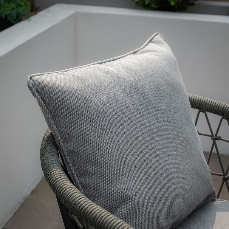 Monaco Oval Garden Dining Set - 6 Seater - 180cm - Lazy Susan - Ivy Green