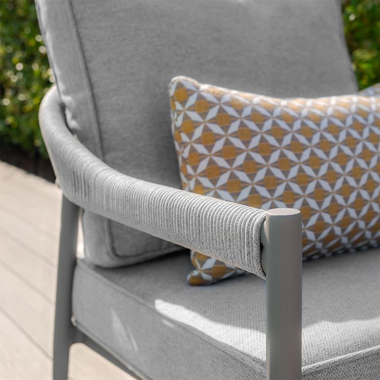 Florence Garden Sofa Set - 3 Seater - Cool Linen