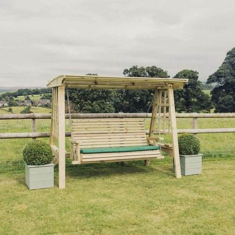 Antoinette Redwood 3 Seater Garden Swing