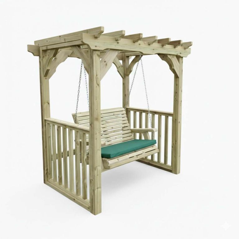 Ophelia Redwood 2 Seater Garden Swing