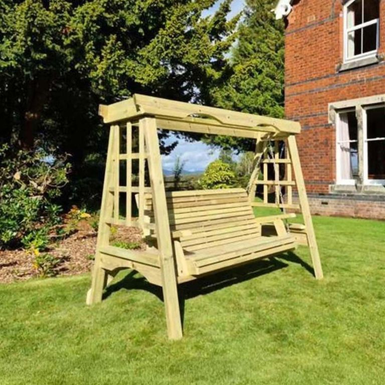 Cottage Redwood 3 Seater Garden Swing