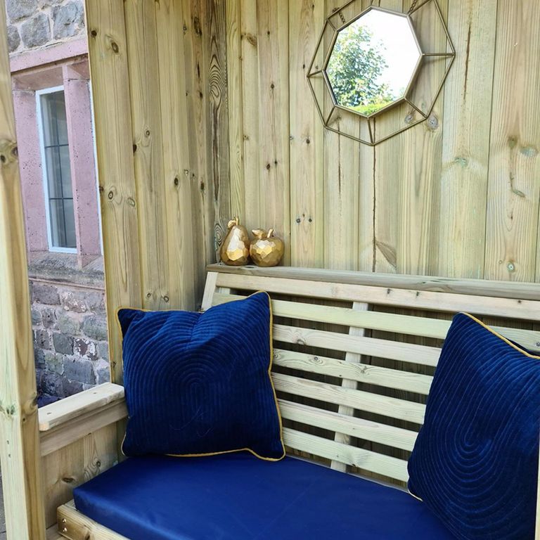 Churnet Valley Four Season Timber Wood 2 Seater Garden Arbour