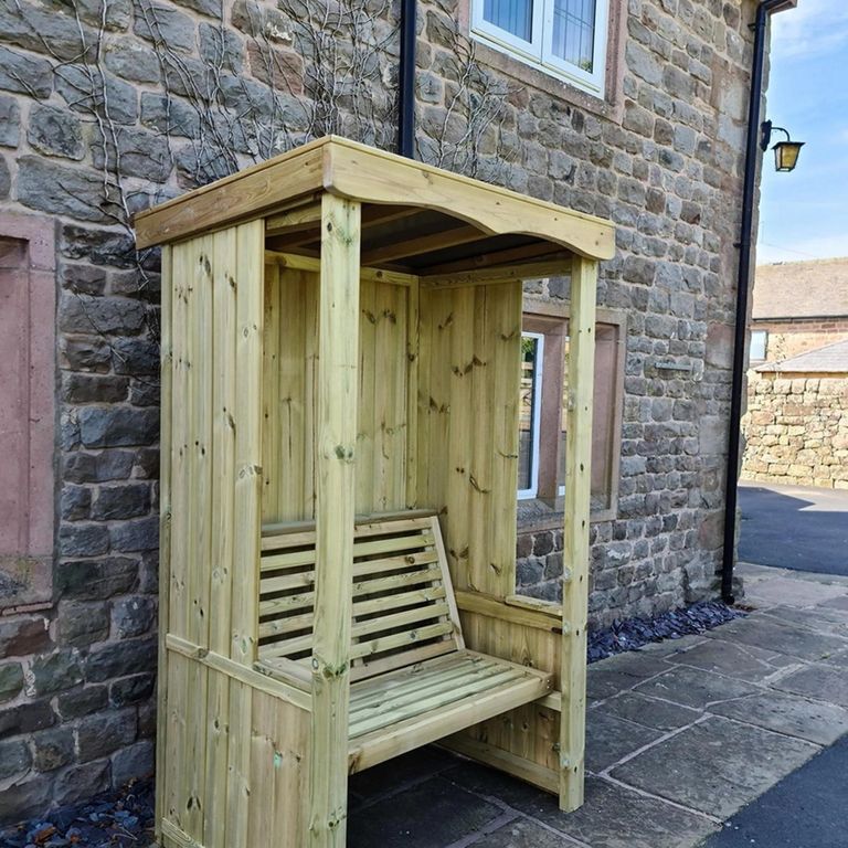 Churnet Valley Four Season Timber Wood 2 Seater Garden Arbour