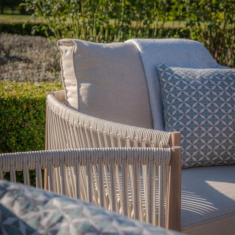 Havana Garden Lounge Set - 2 Seater - Natural Linen