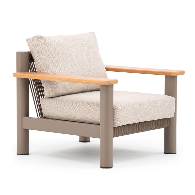Sicily Garden Armchair - Cafe Latte