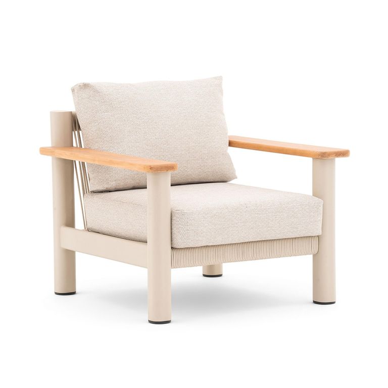Sicily Garden Armchair - Latte