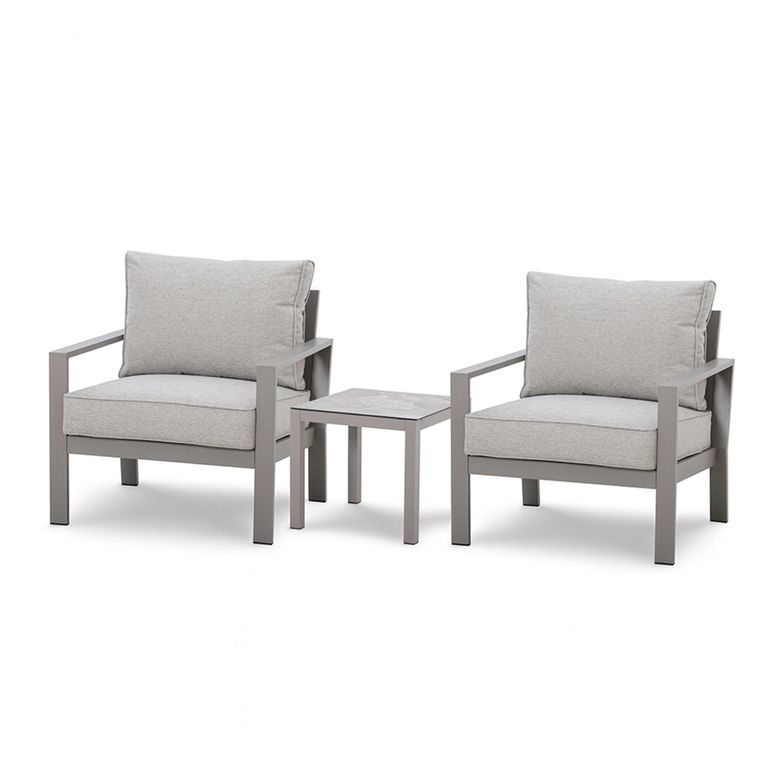 Montreal Garden Lounge Set - Cool Linen