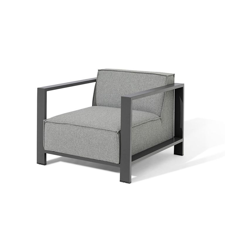 Ibiza Garden Armchair - Zinc Grey