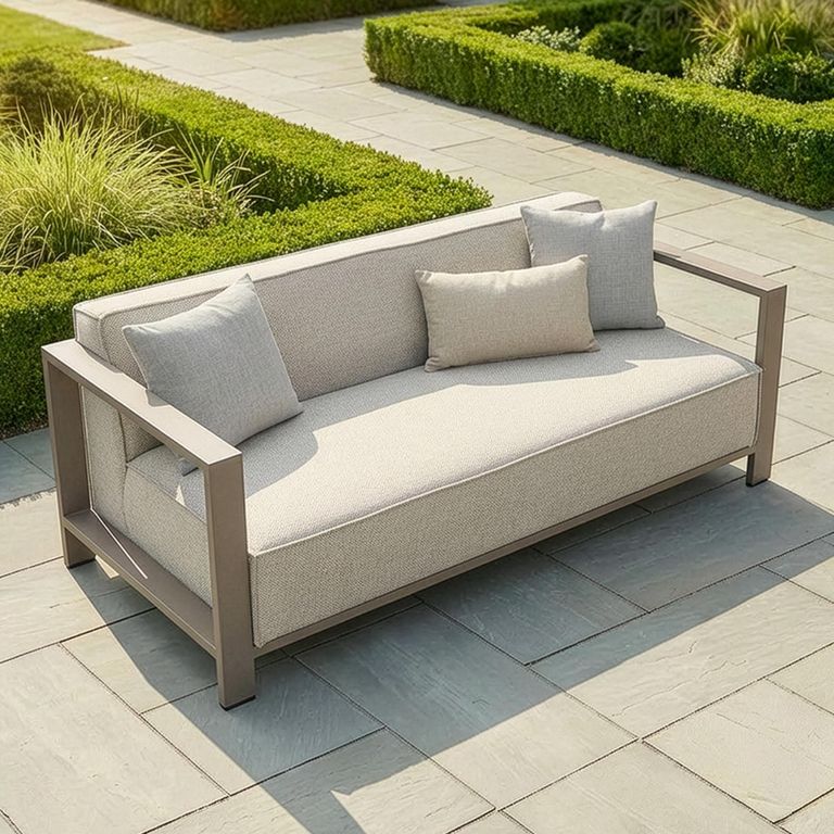 Ibiza Garden Sofa - 2 Seater - Latte