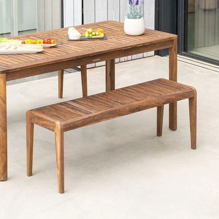Bolney Backless 4ft Bench - Garden - Acacia Wood