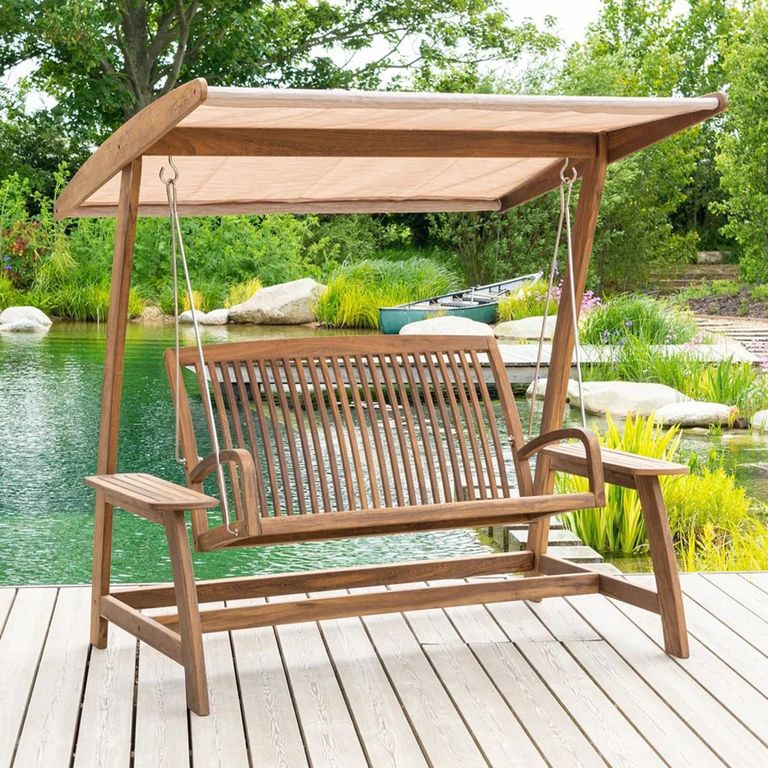 Bolney Swing Seat - Garden - Acacia Wood