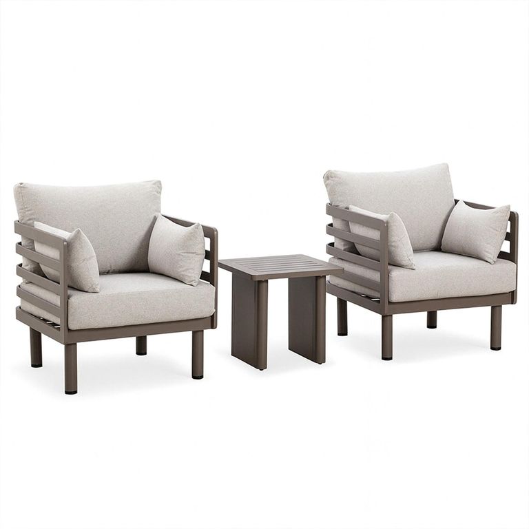 Metro Garden Lounge Set - Cafe