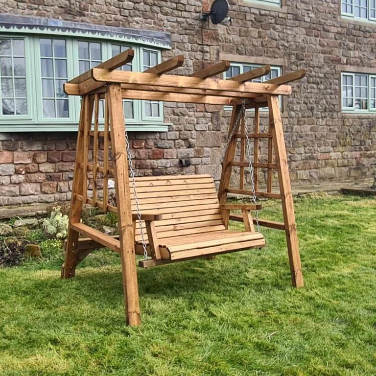 Valley Garden Swing - 2 Seater - Redwood