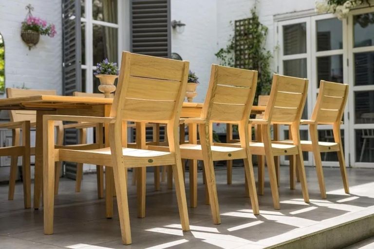 Roble Stacking Garden Dining Armchair - Set of 2