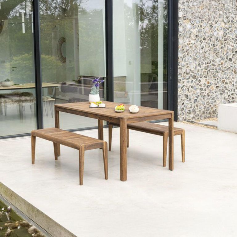 Bolney Backless 4ft Bench - Garden - Acacia Wood