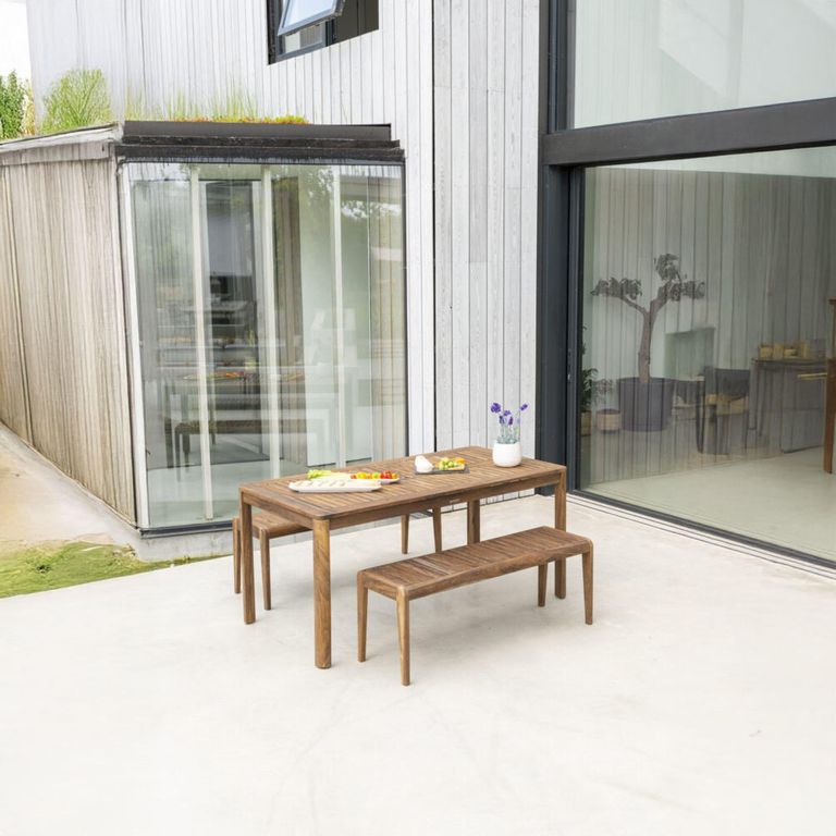 Bolney Backless 4ft Bench - Garden - Acacia Wood